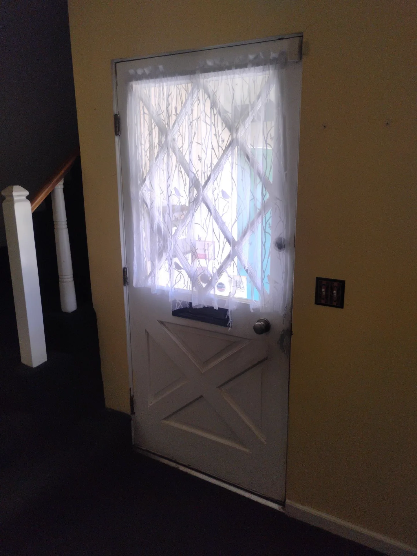 Original interior entry door before ProVia replacement in Hayward CA