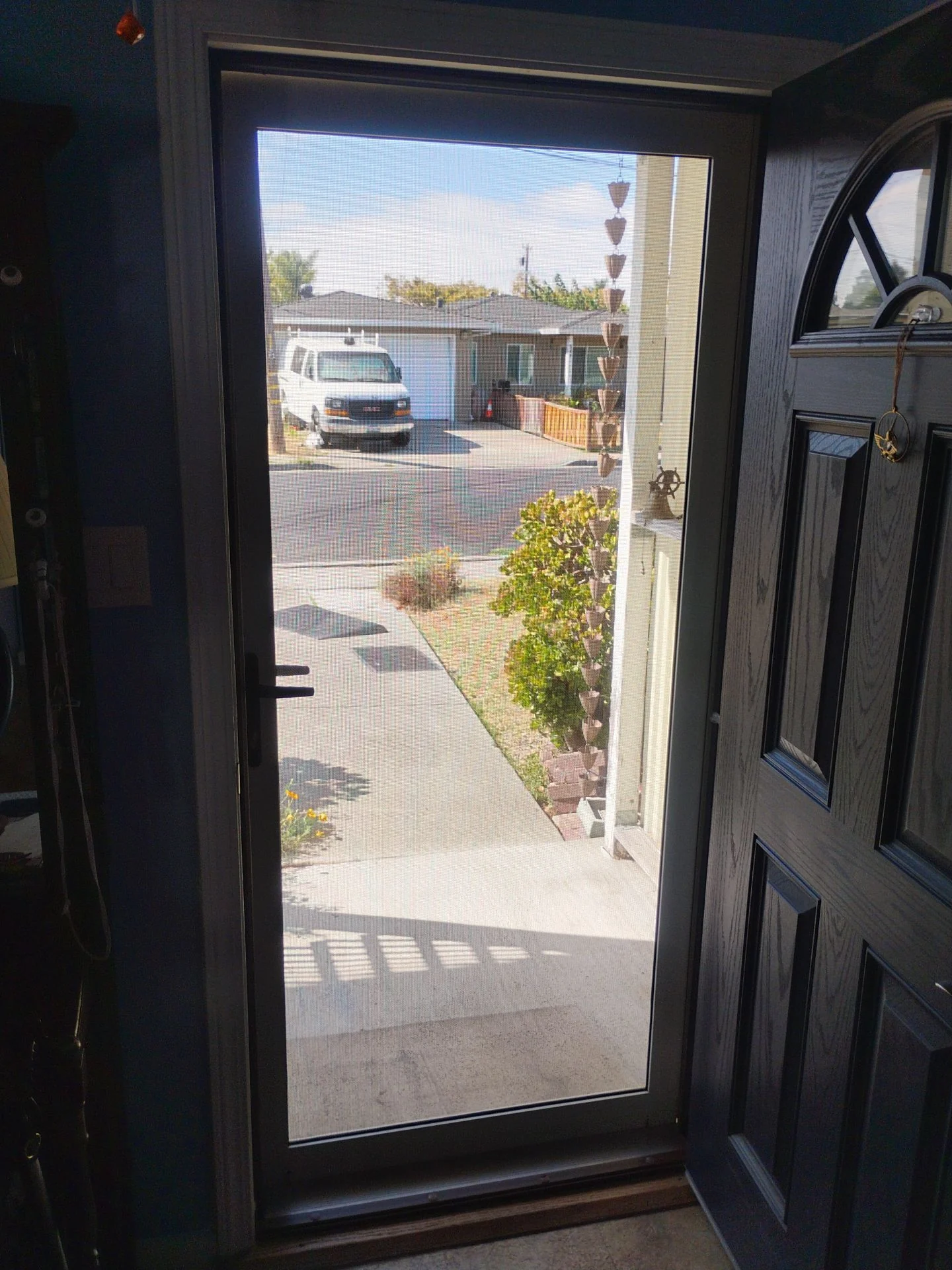 Interior view through the previous Titan security door