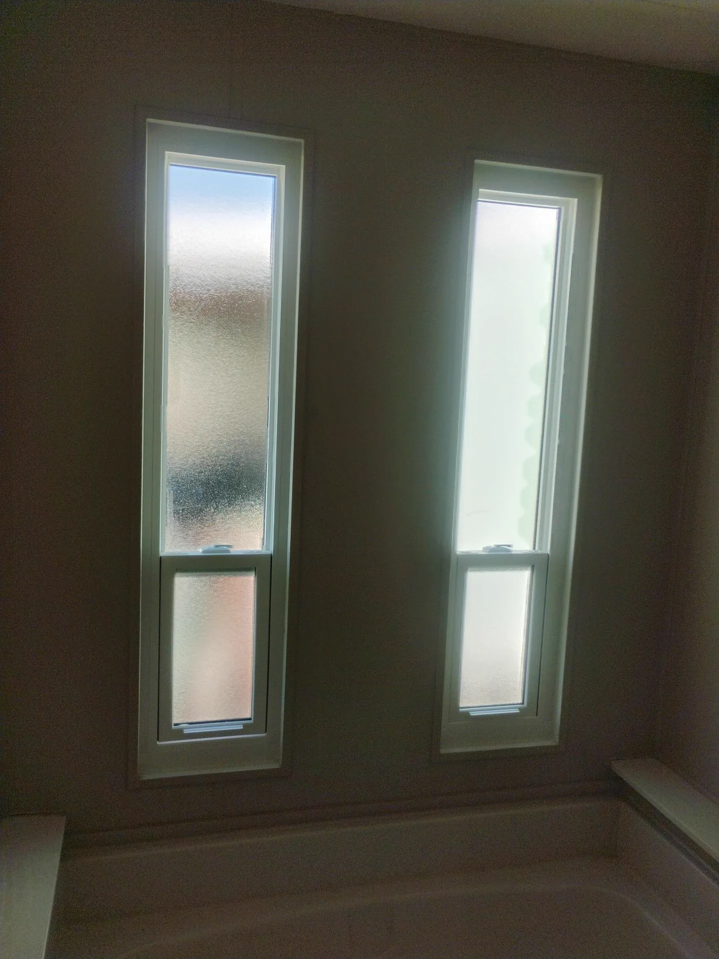 New Anlin obscure glass windows installed in San Jose, CA