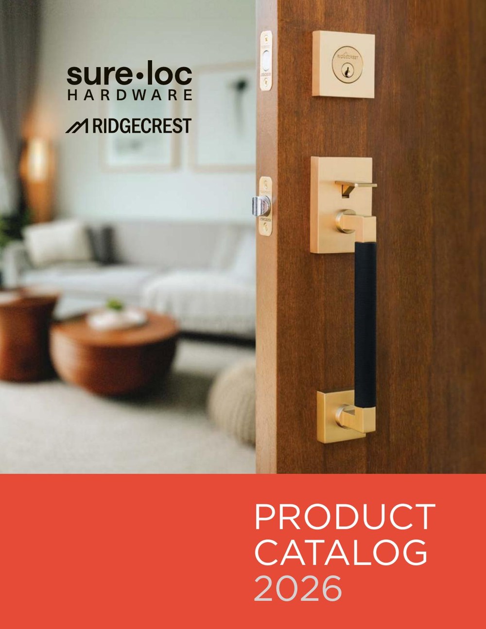 Cover of the Sure-Loc Hardware and Ridgecrest Product Catalog 2026