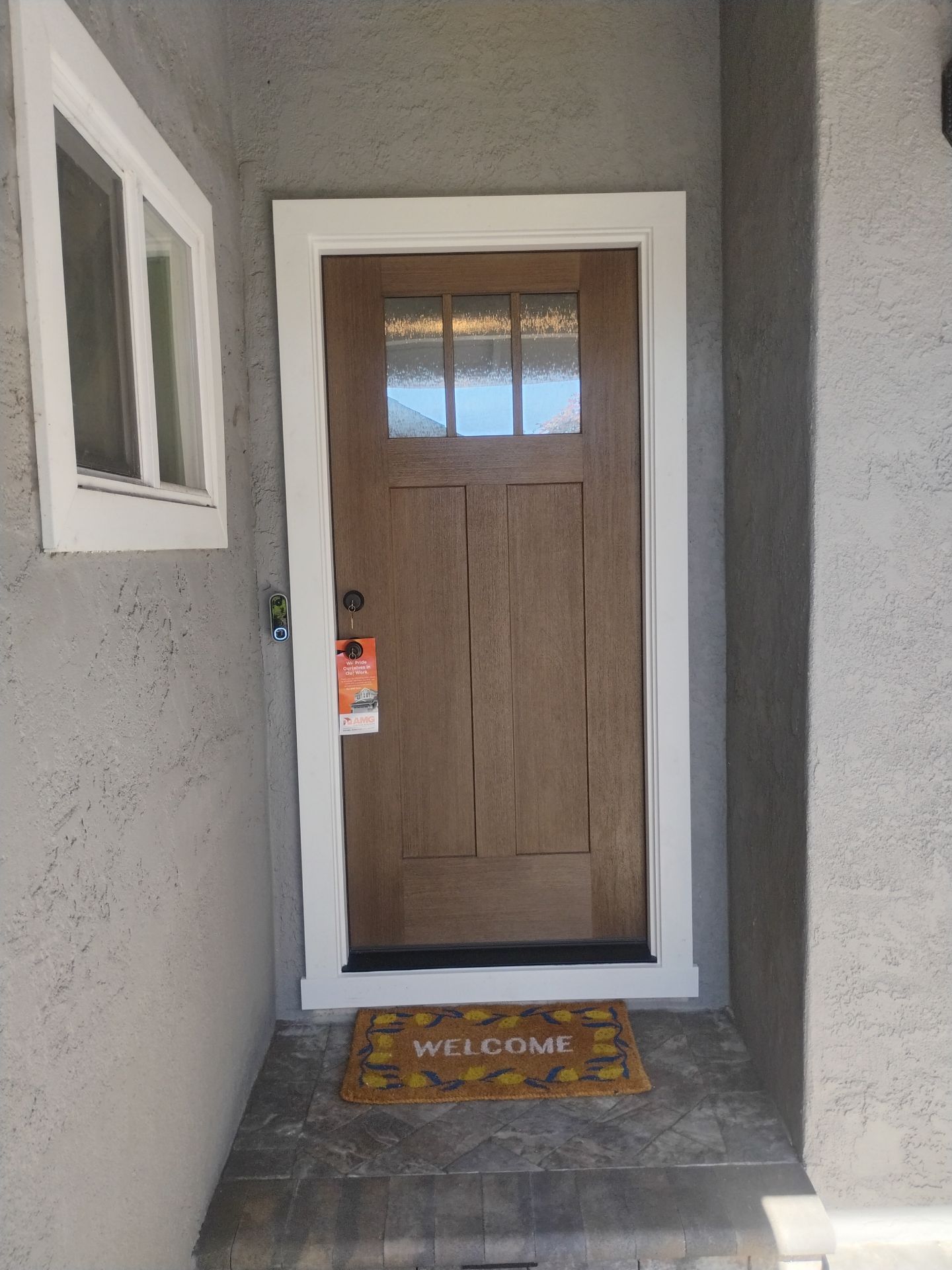 AMG Doors & Windows Therma-Tru front door replacement in San Jose, CA