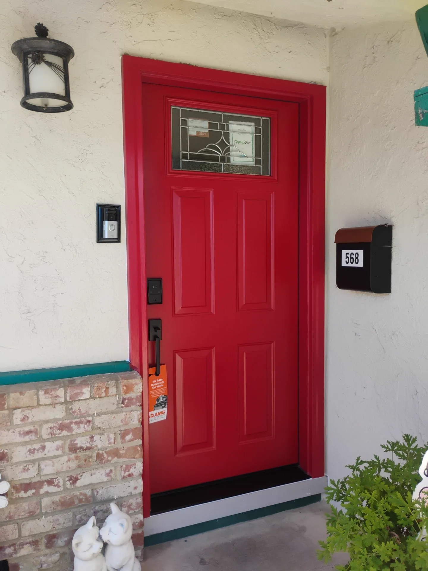 AMG Doors & Windows ProVia Legacy Steel front door replacement in Hayward, CA