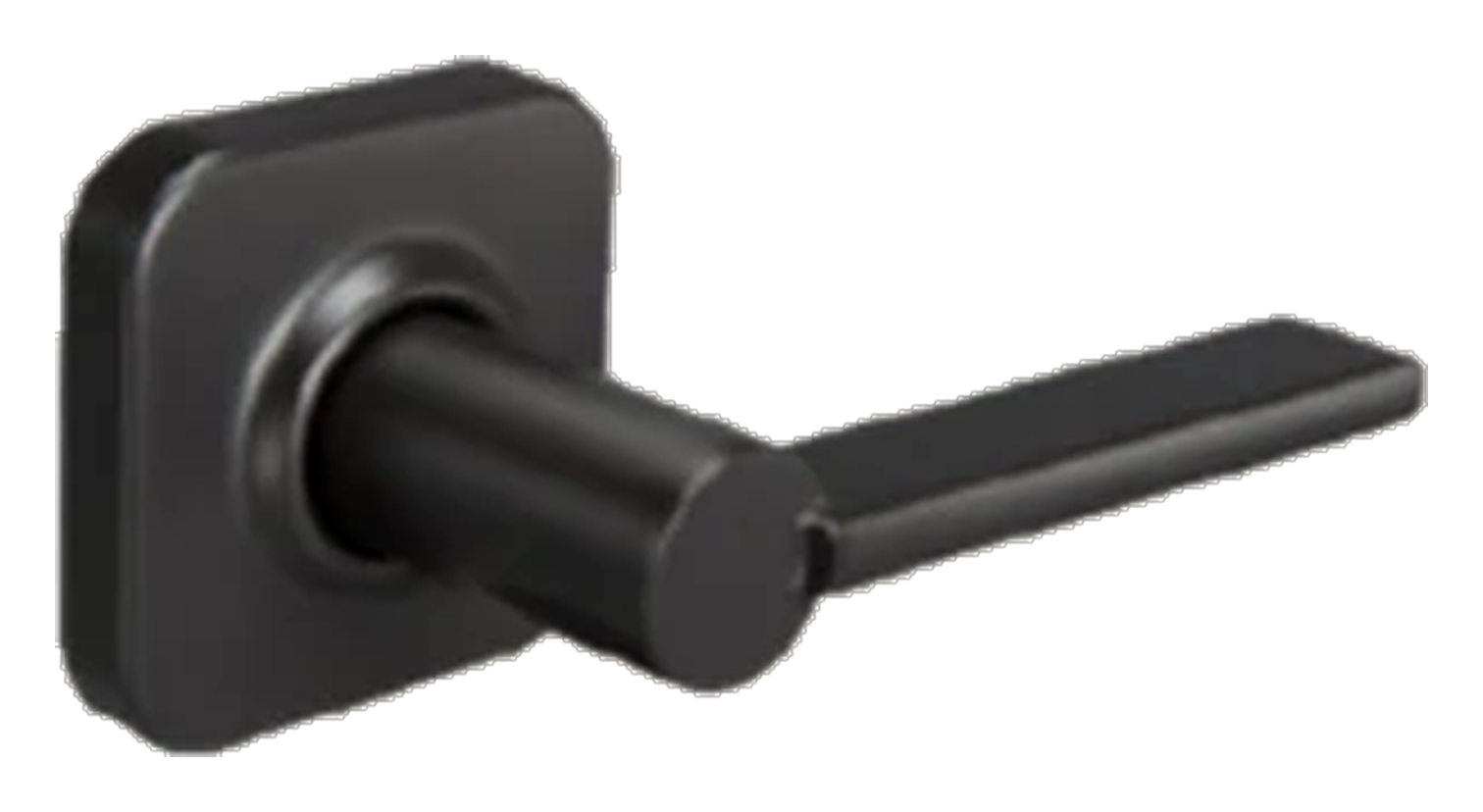 Yale Valdosta Touch straight modern lever in flat black with smart deadbolt