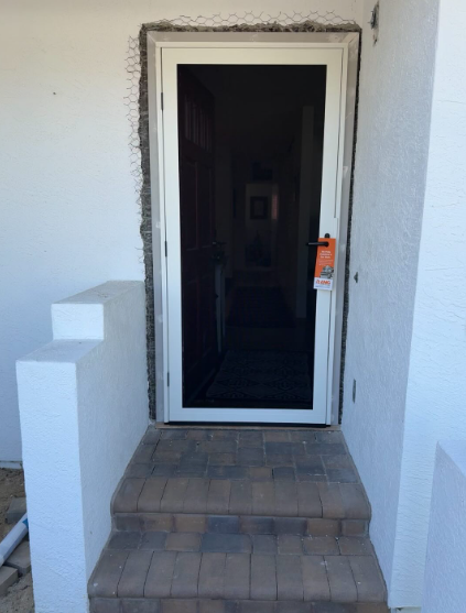 AMG Doors & Windows Titan Security security door installation in San Mateo, CA
