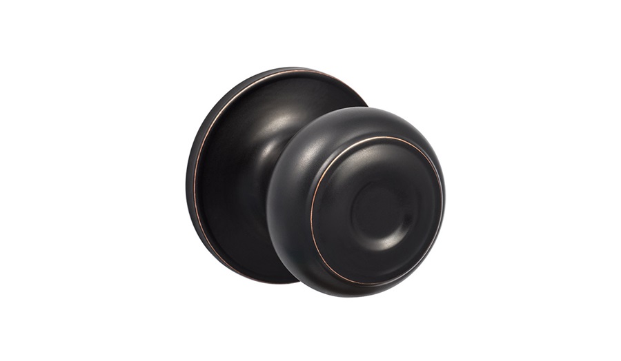 Sure-Loc Juniper interior knob in Vintage Bronze