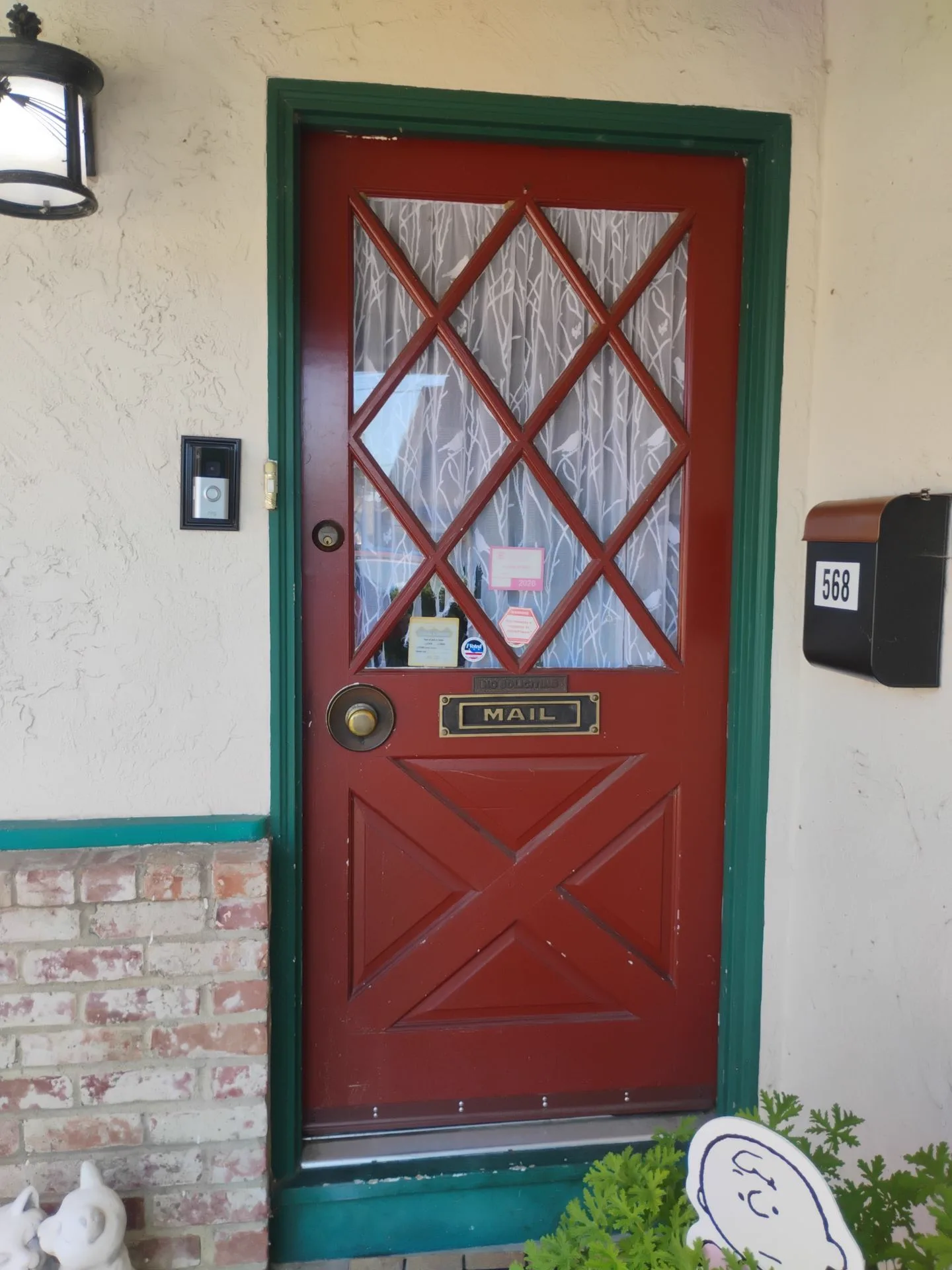 Before ProVia entry door replacement in Hayward CA