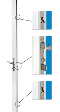 Patio door upgrade — 3-point french door locking