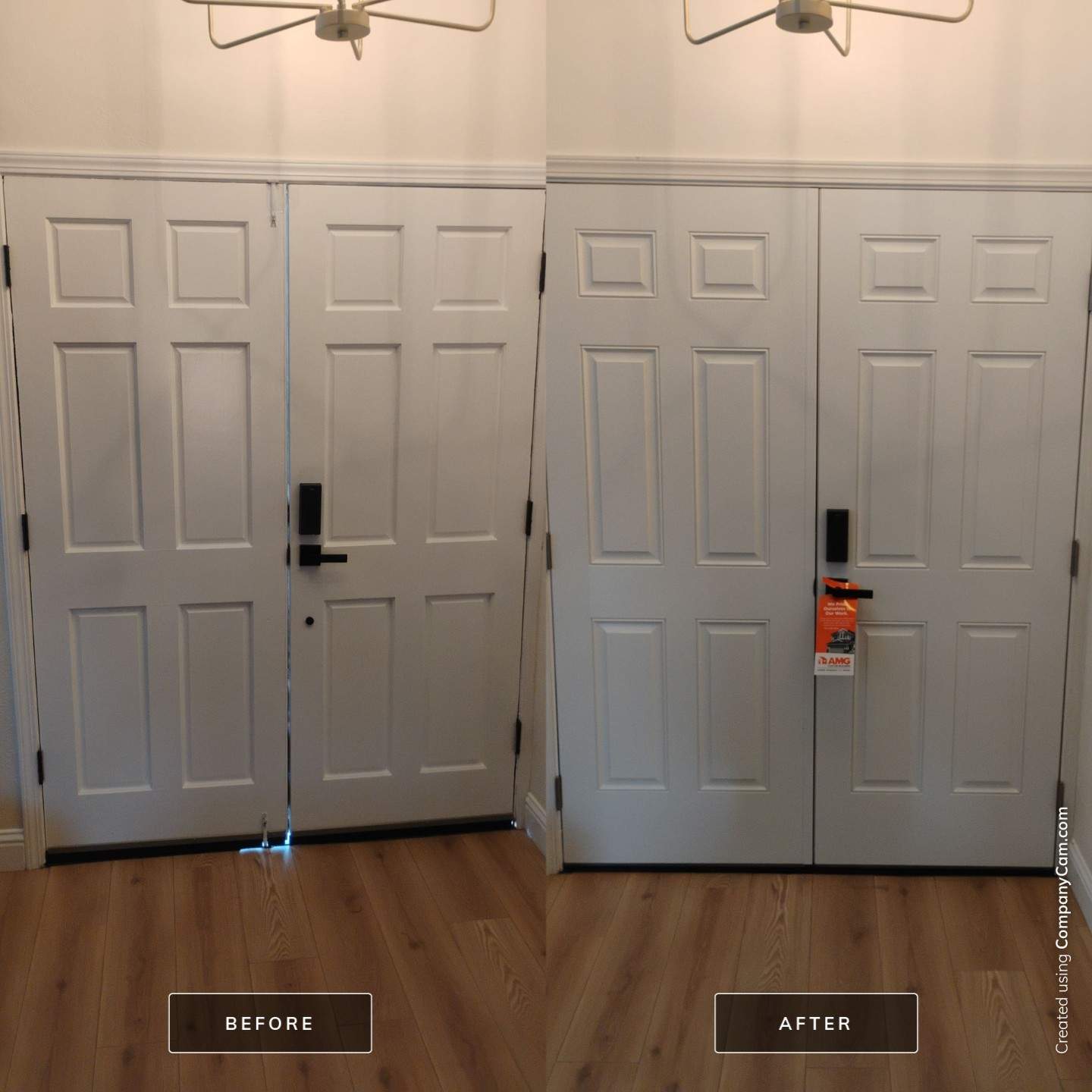 Front Door project in Livermore by AMG Doors & Windows
