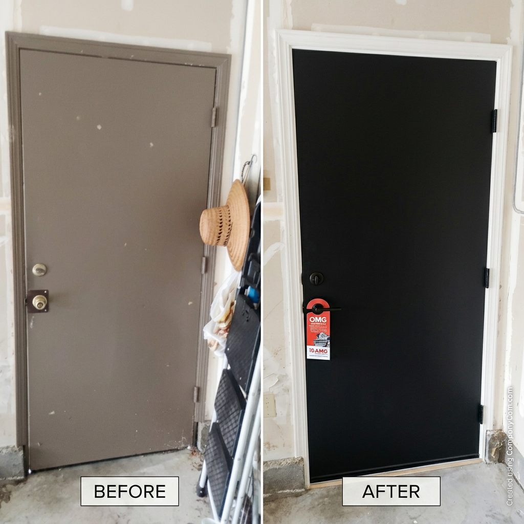 Front Door project in Lafayette by AMG Doors & Windows
