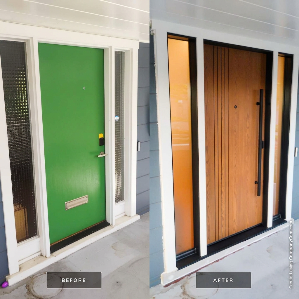 Front Door project in Piedmont by AMG Doors & Windows