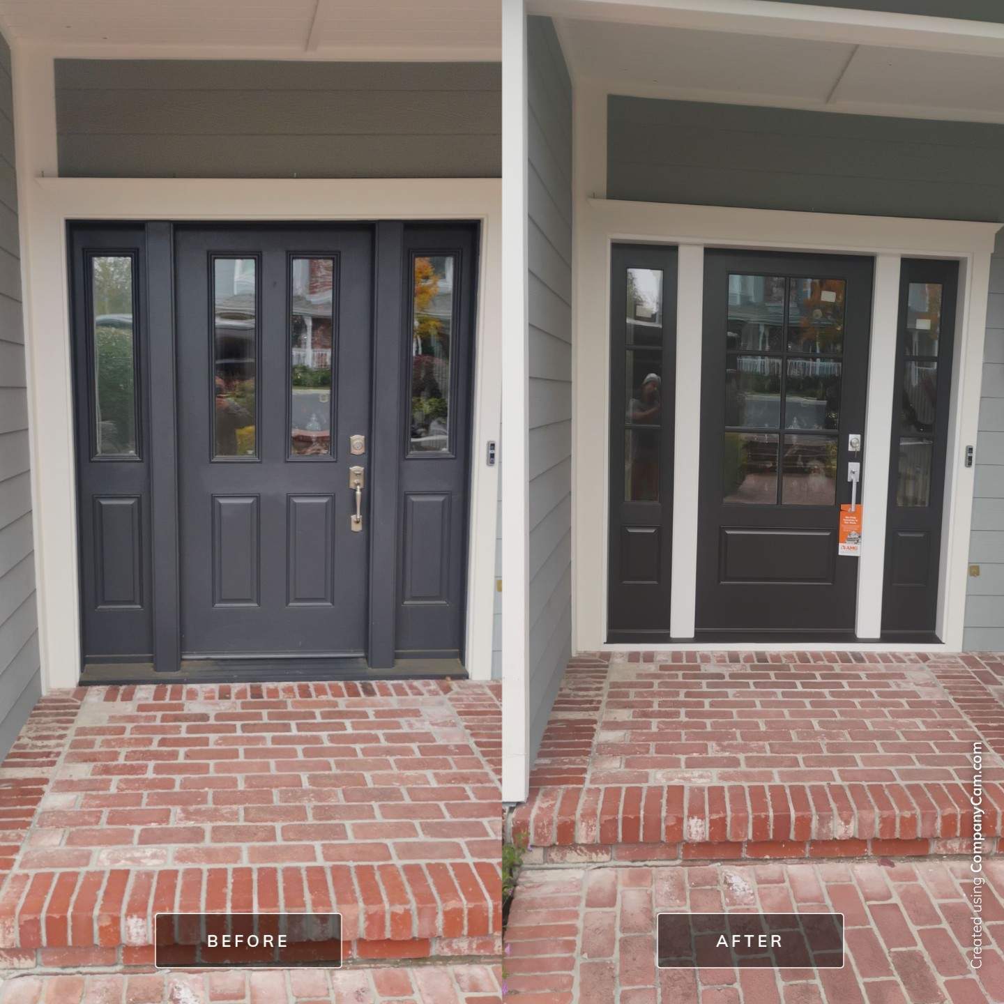 Therma-Tru front door replacement in Walnut Creek, CA by AMG Doors & Windows