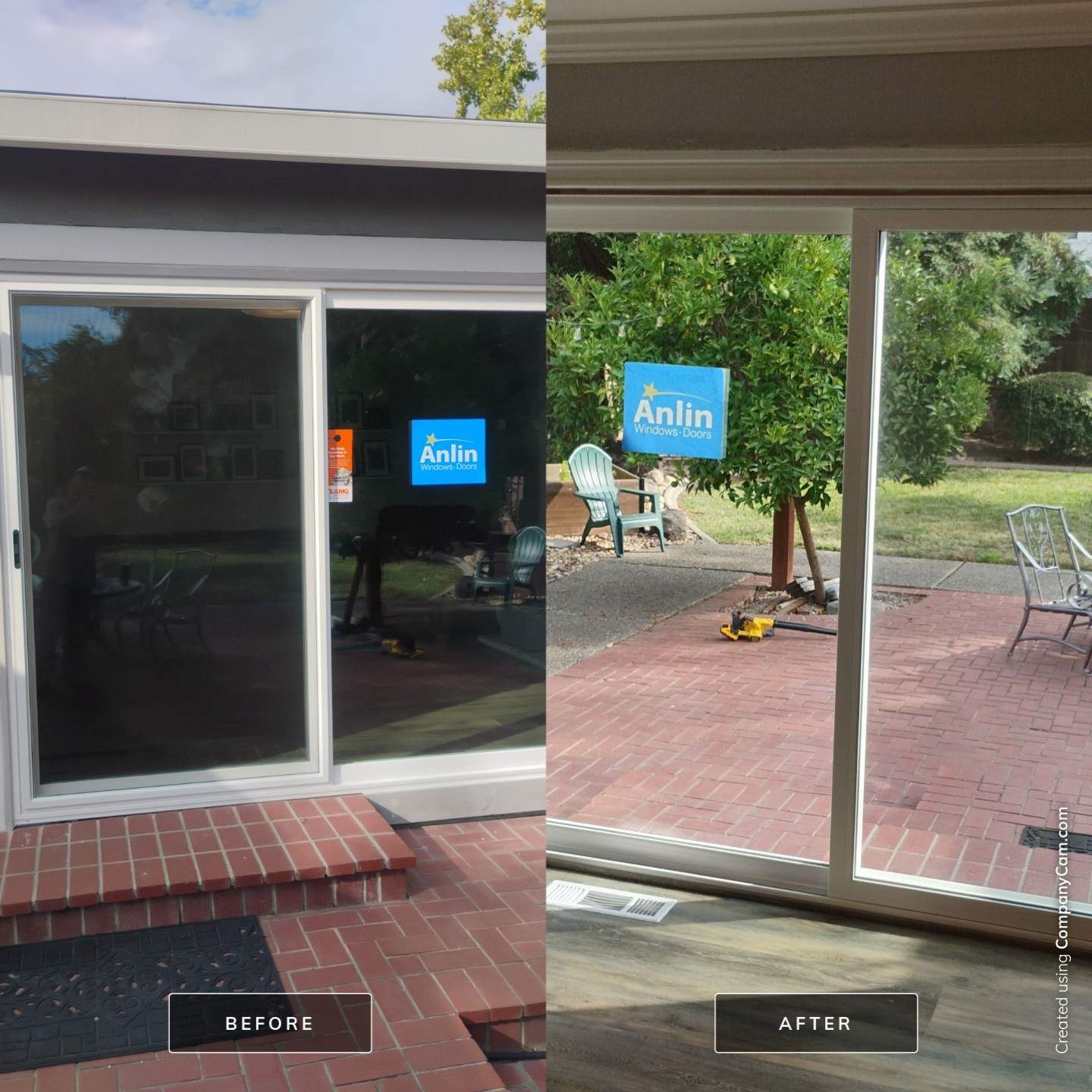 Anlin Malibu Patio Door replacement in Danville, CA by AMG Doors & Windows
