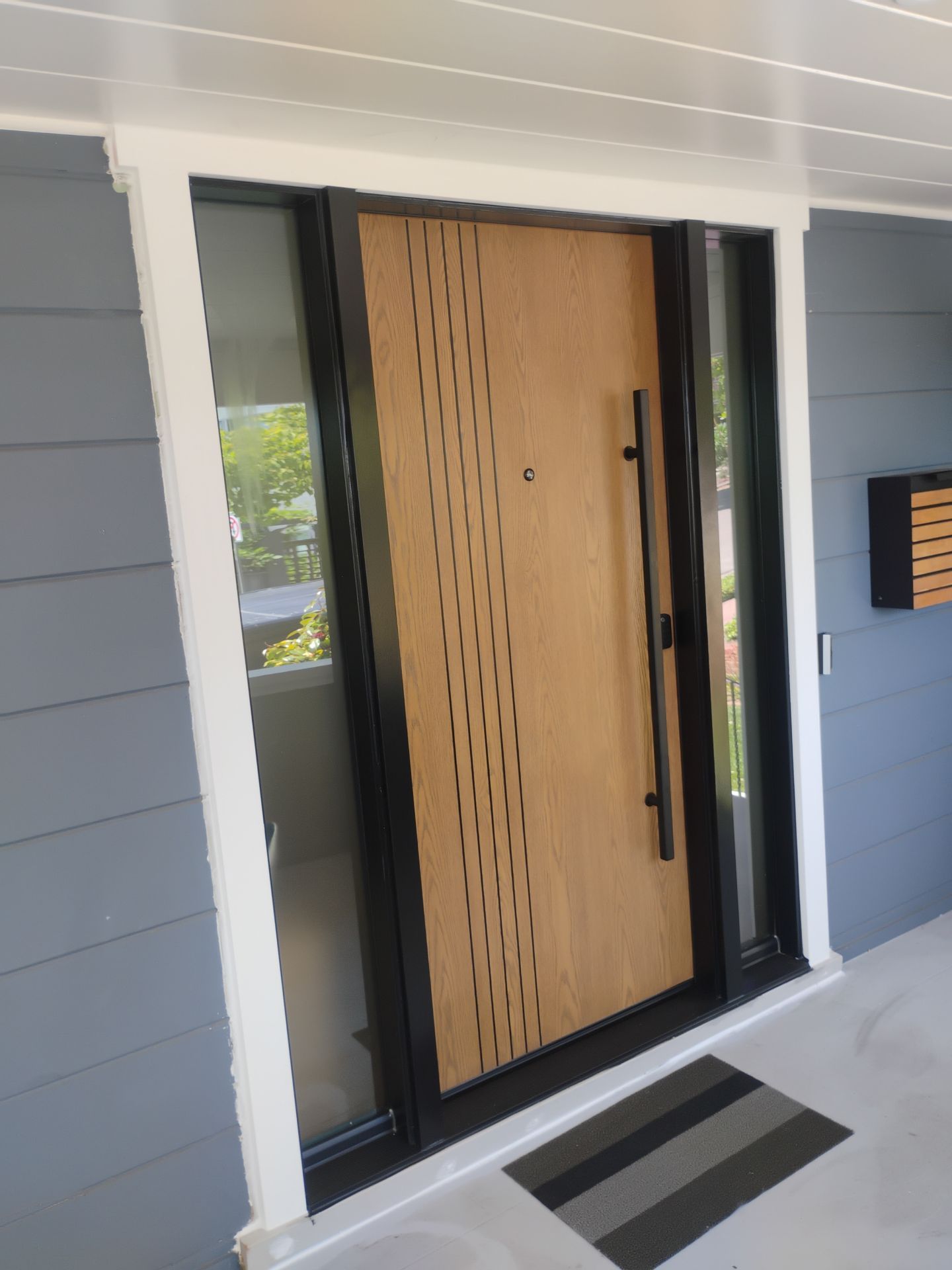 Rogue Valley custom wood front door replacement in Piedmont, CA by AMG Doors & Windows