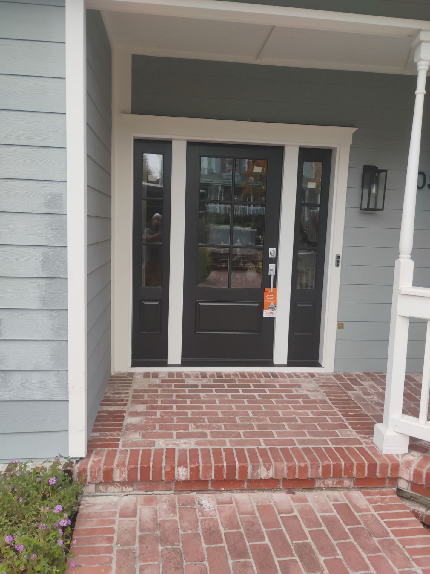 After Therma-Tru front door replacement in Walnut Creek, CA by AMG Doors & Windows (3/3)