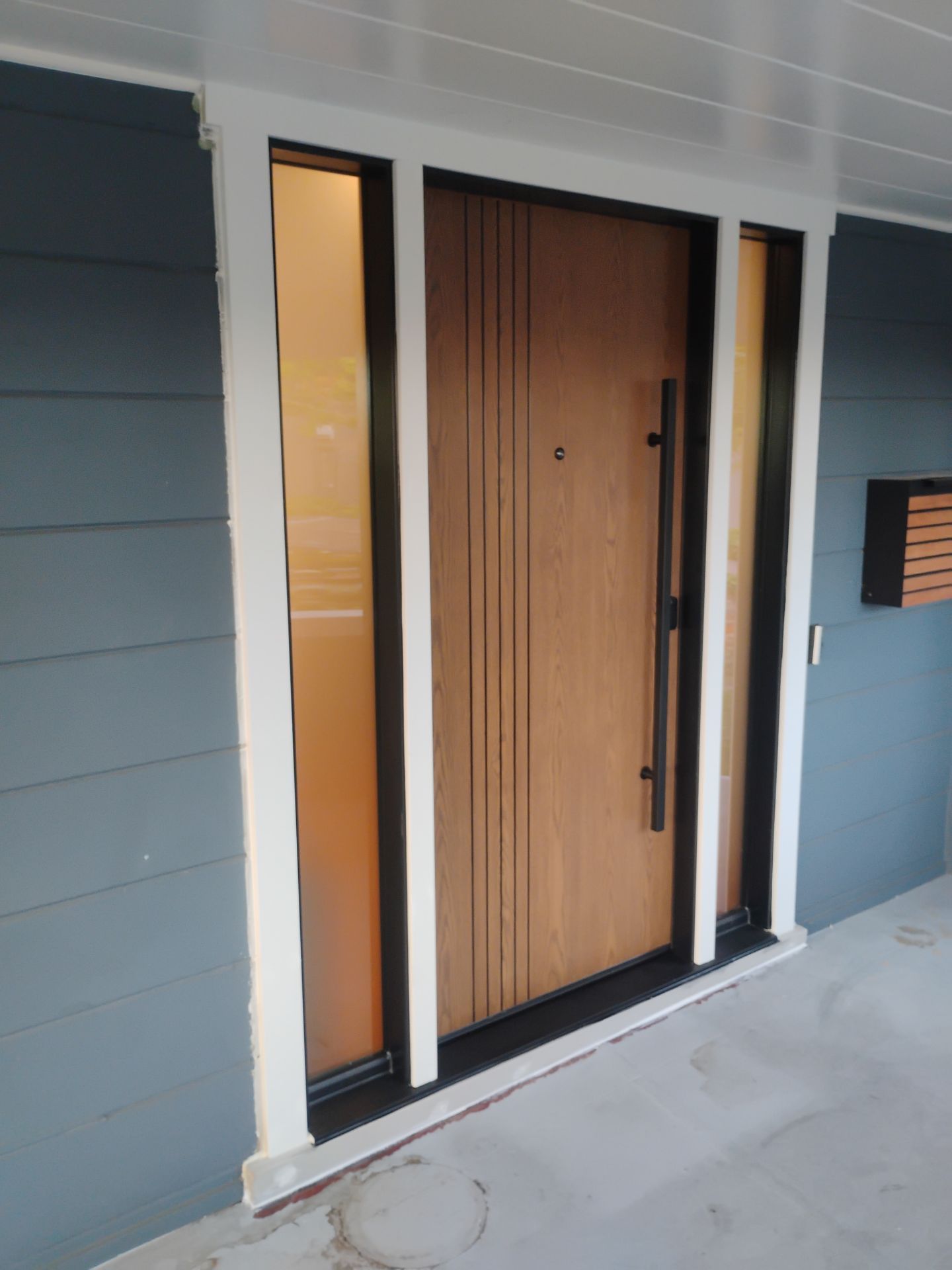 After Rogue Valley custom wood front door replacement in Piedmont, CA by AMG Doors & Windows (4/5)