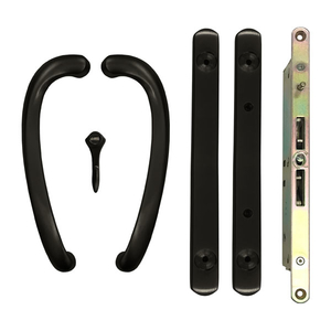 Andersen 100 Series Afton black gliding patio door trim set