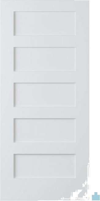 55 Flat Barn interior door — 5-Panel Flat Barn 7/0