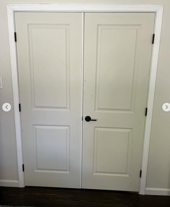 2-panel double doors — primary suite & dining — Bay Area, CA — installed by AMG Doors & Windows