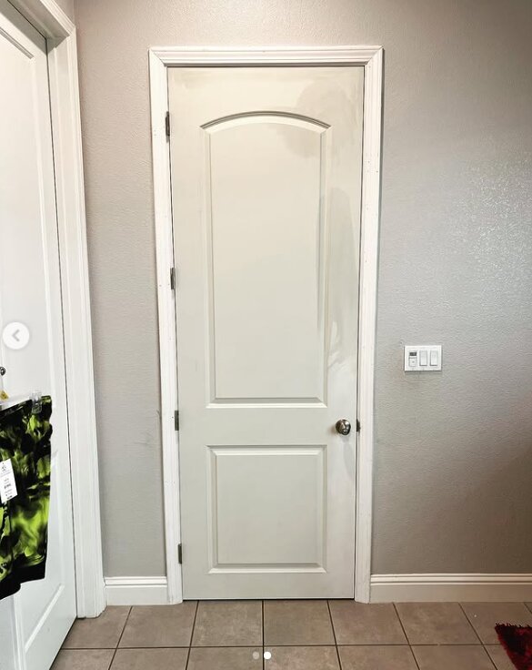 Arch-top 2-panel interior doors — Bay Area residence — Bay Area, CA — installed by AMG Doors & Windows