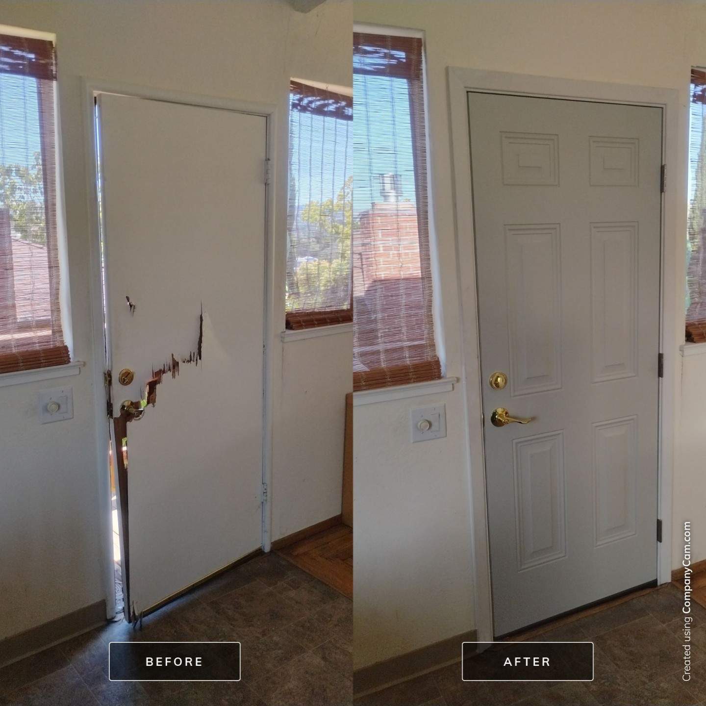 AMG Doors & Windows Therma-Tru front door replacement in Castro Valley, CA