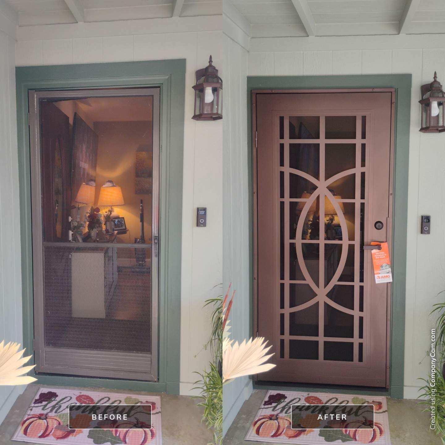 AMG Doors & Windows Titan Security security door installation in Concord, CA