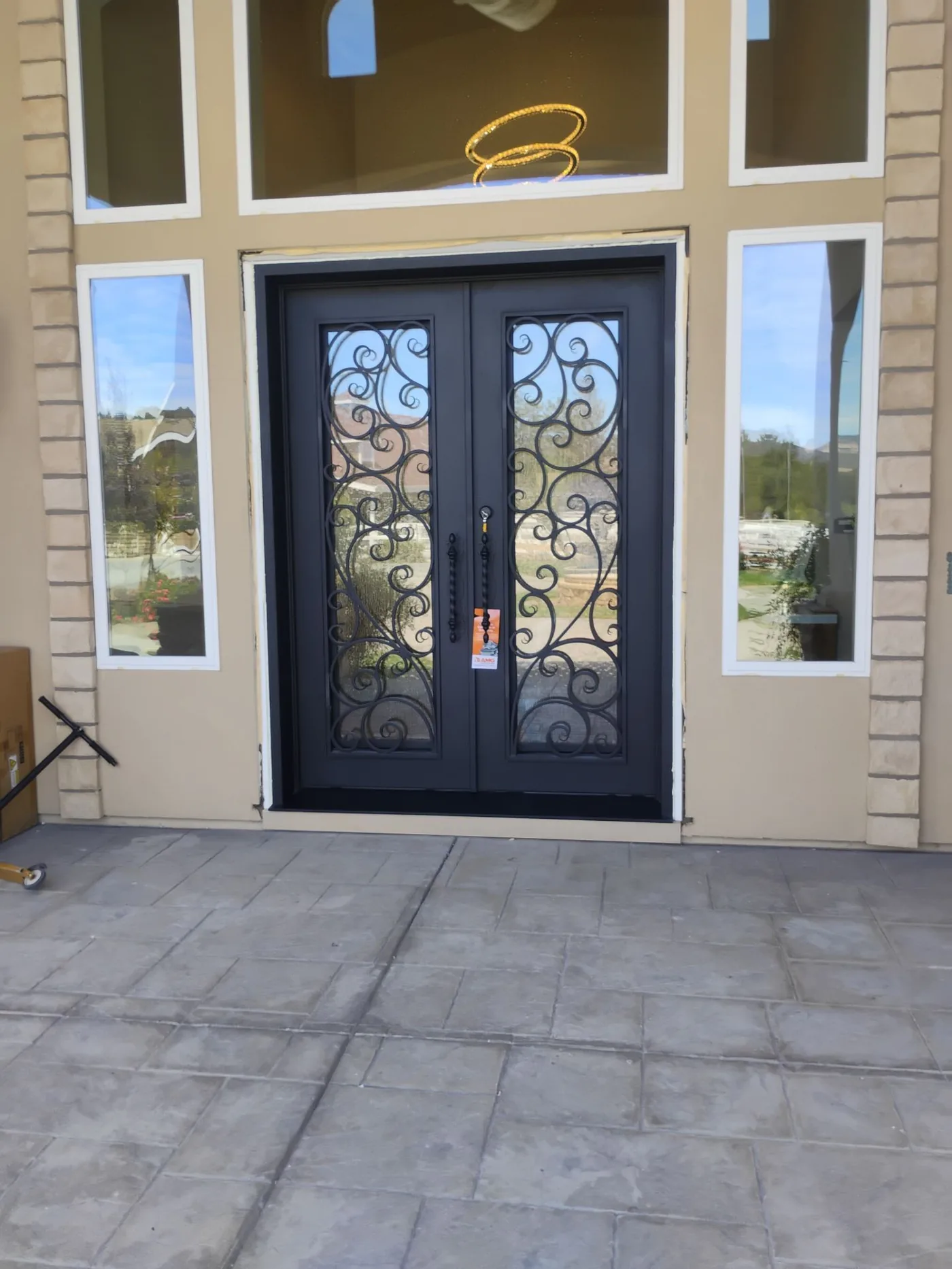 AMG Doors & Windows iron door installation in Pleasanton, CA