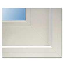 Anlin Malibu sliding patio door with French-style 4½-inch rail