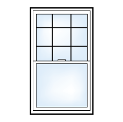 Half-Colonial grille pattern