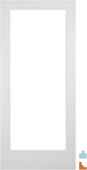 1501 Clear French interior door — 1-Lite Clear French Primed