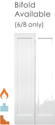 20 BF Bifold interior door — 2-Panel Flat Bifold