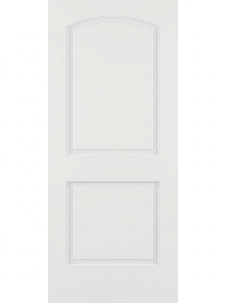 82A Raised Primed interior door — 2-Panel Arch Raised Primed