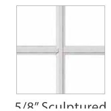 Anlin 5/8" Sculptured window grid profile