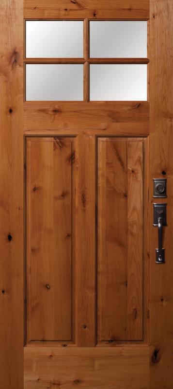 Rogue Valley custom real-wood entry door