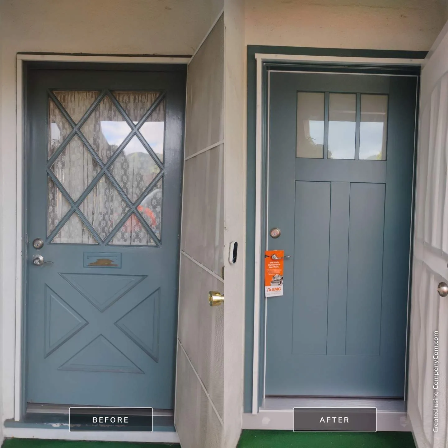 Therma-Tru Smooth-Star PrismaGuard Front Door Replacement in San Jose, CA
