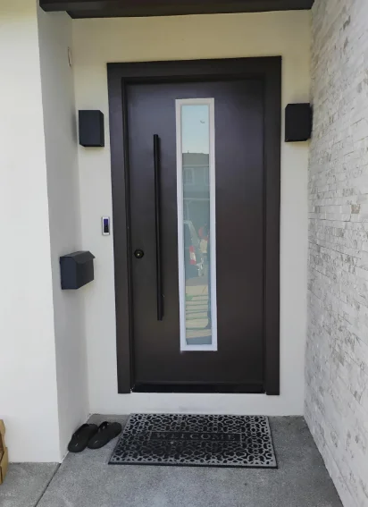 AMG Doors & Windows Therma-Tru modern front entry door in Concord, CA