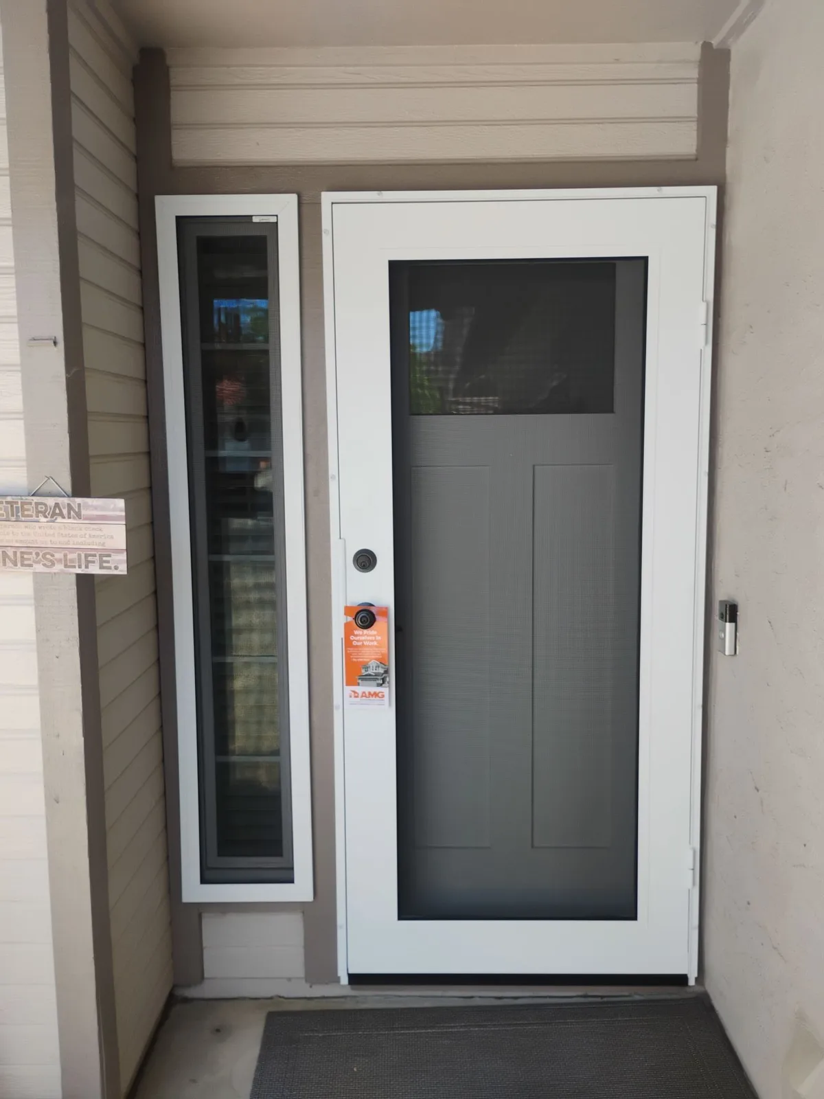Titan MeshTec Security Door Installation in Vallejo, CA