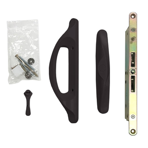 Andersen 100 Series Tulsa black gliding patio door trim set