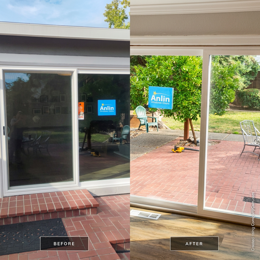 Patio Door project in Danville, CA by AMG Doors & Windows