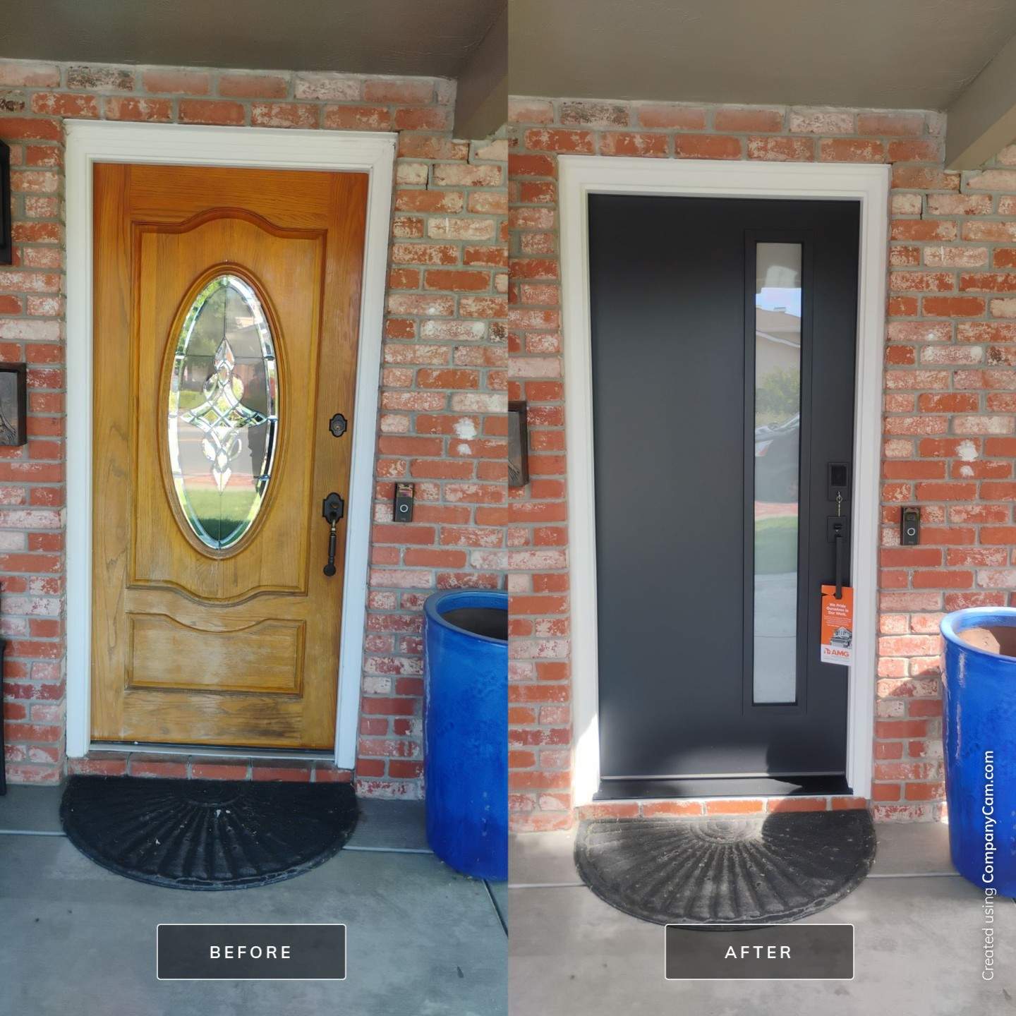 Front Door project in Concord by AMG Doors & Windows