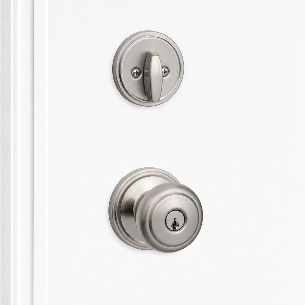 Alta + Durango Handleset interior trim in Satin Nickel