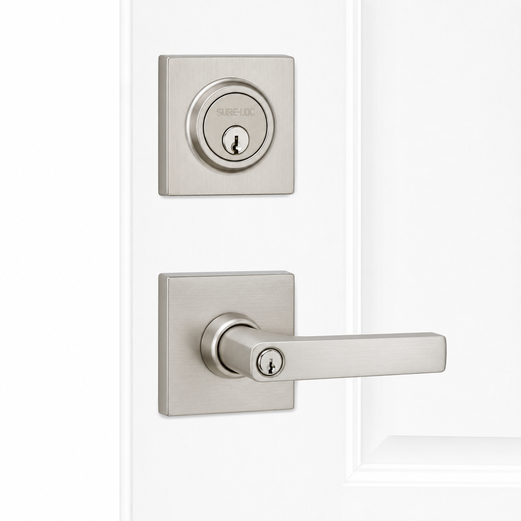 Basel Package exterior trim in Satin Nickel