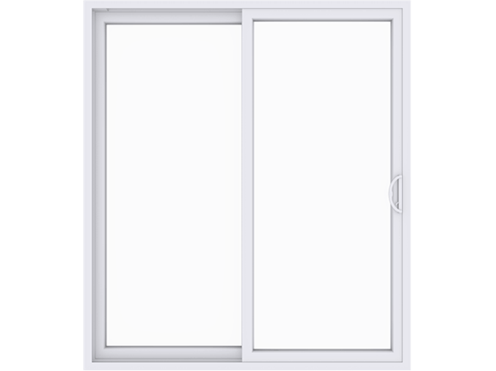 Anlin Malibu sliding patio door transparent product rendering