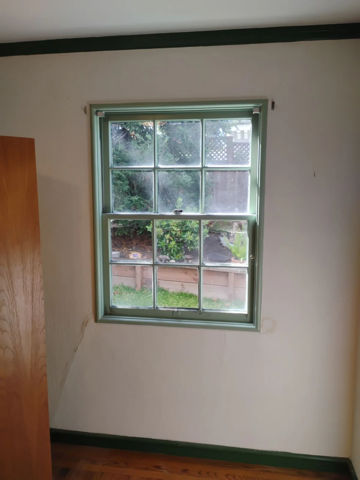 Clean interior trim around a finished replacement window in Martinez, CA
