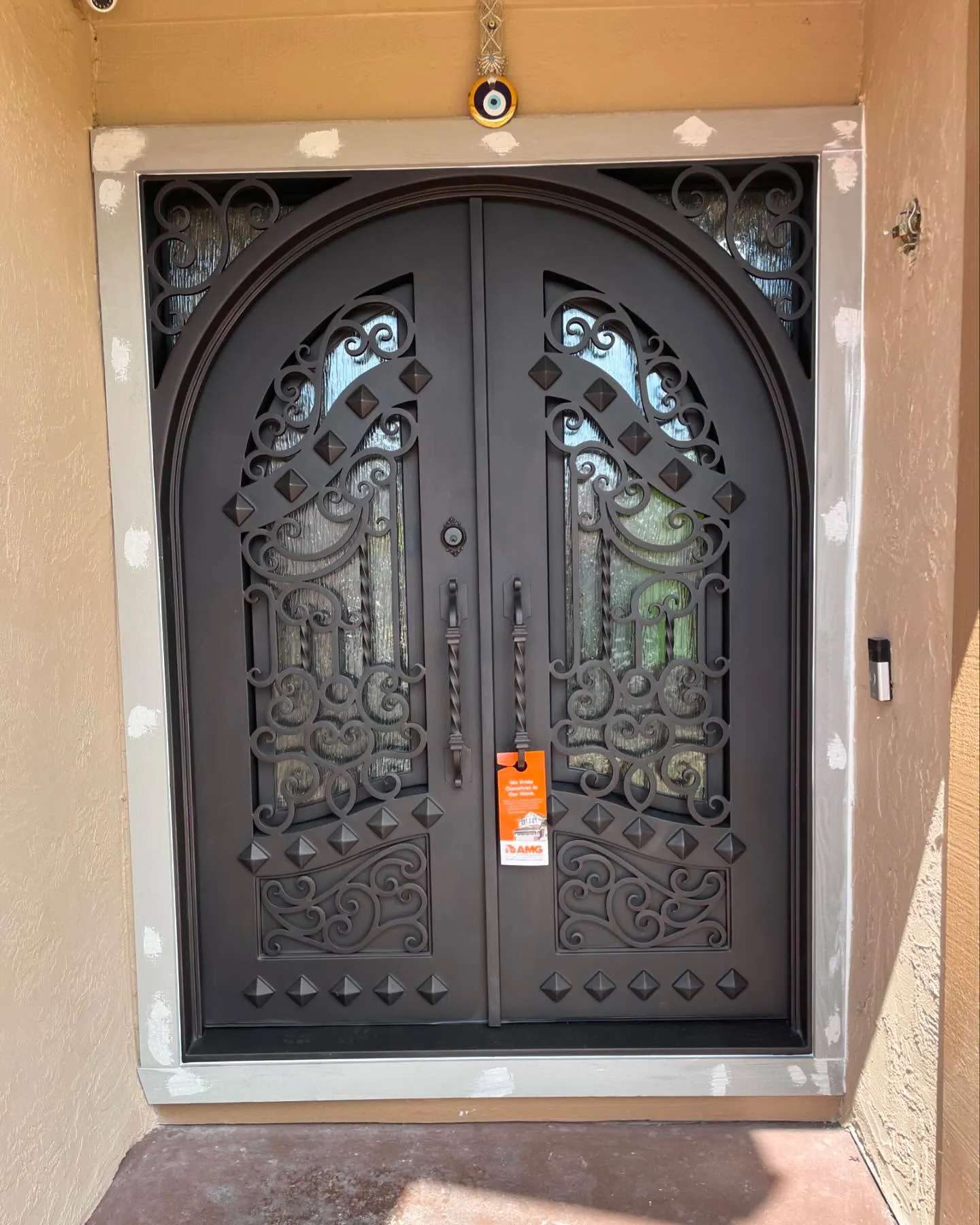 AMG Doors & Windows iron door installation in Hayward, CA