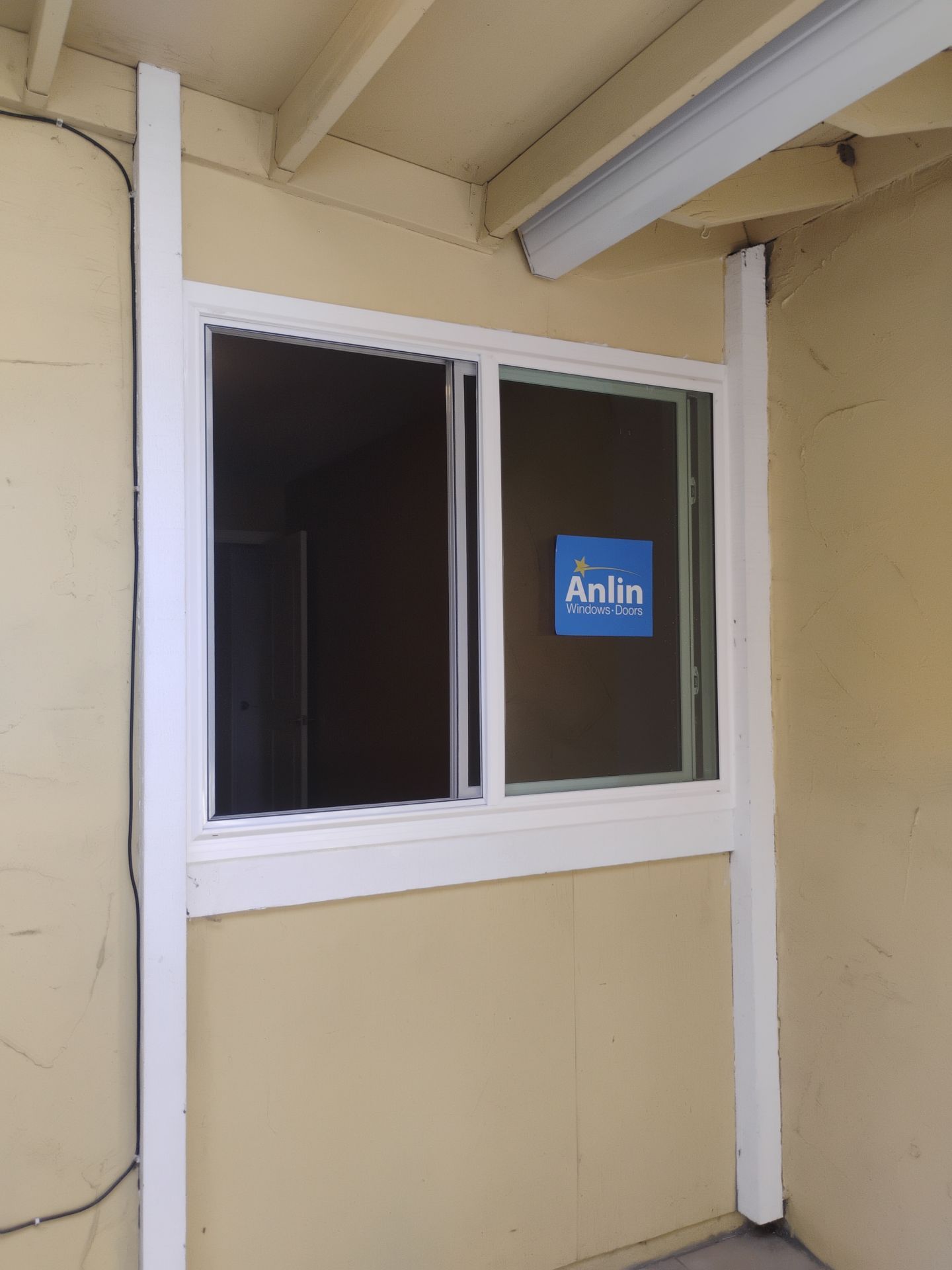 Geometric window replacement after photo in San Jose CA — specialty shaped replacement window installed by AMG Doors and Windows — photo 6 of 18