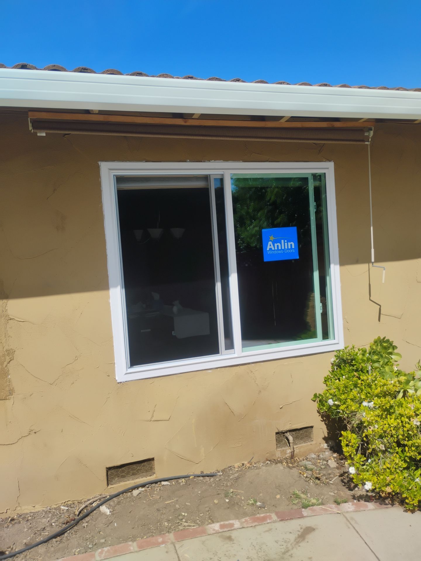 Geometric window replacement after photo in San Jose CA — specialty shaped replacement window installed by AMG Doors and Windows — photo 12 of 18