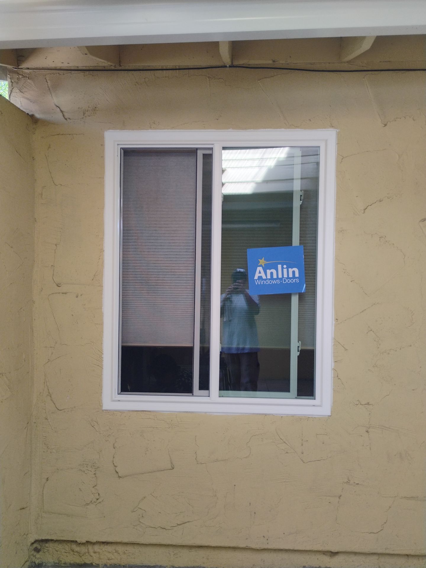 Geometric window replacement after photo in San Jose CA — specialty shaped replacement window installed by AMG Doors and Windows — photo 13 of 18