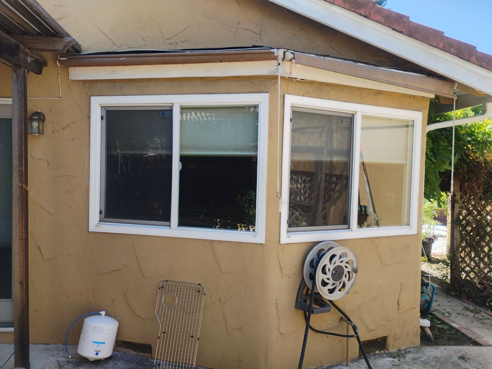Geometric window before replacement — San Jose CA AMG Doors & Windows project — photo 9 of 15