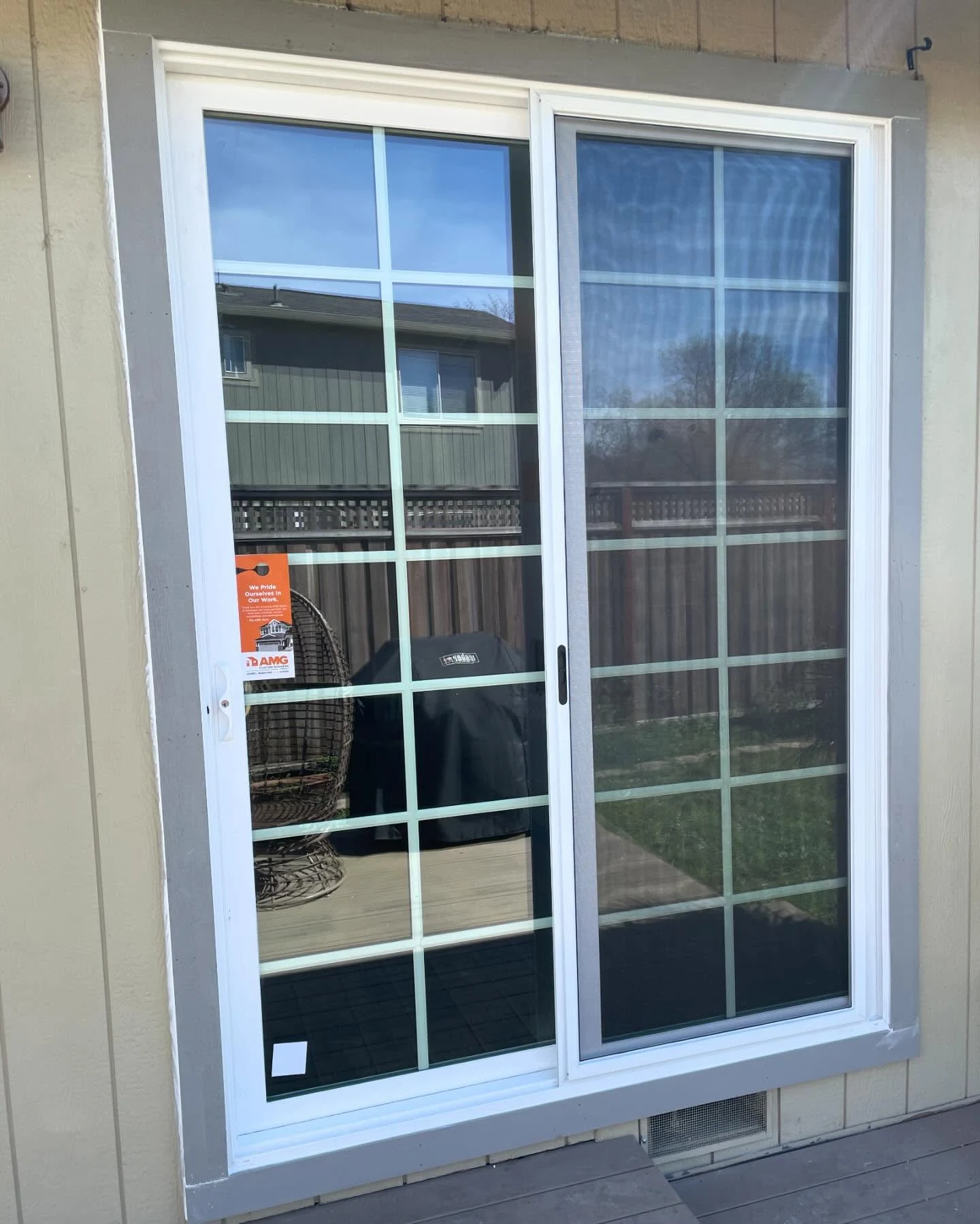 AMG Doors & Windows PlyGem patio door replacement in Fremont, CA