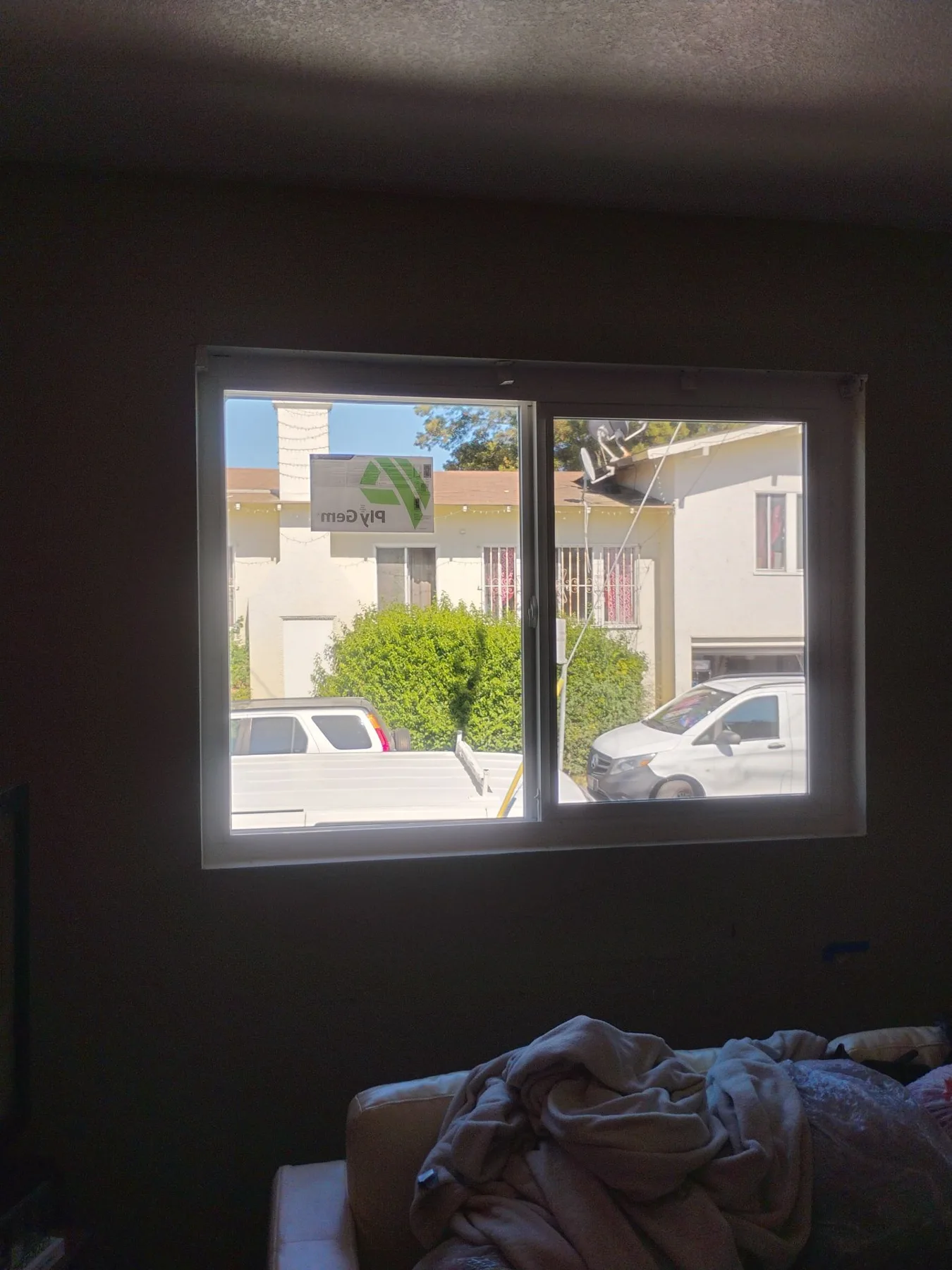 Clean interior trim detail on a replacement window in Richmond, CA